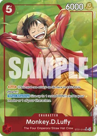 Monkey.D.Luffy (Parallel) - ST21-014 - SR - Foil