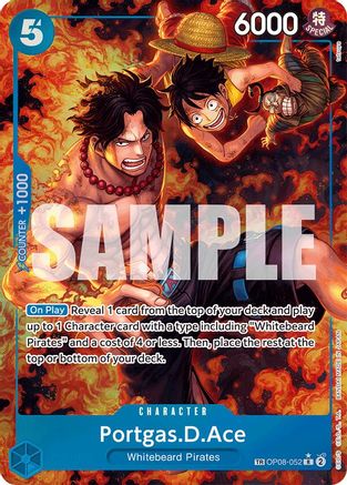 Portgas.D.Ace (TR) - OP08-052 - TR - Foil