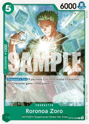 Roronoa Zoro - OP10-038 - C Roronoa Zoro - OP10-038 - C