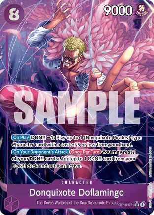 Donquixote Doflamingo (Parallel) - OP10-071 - SR - Foil