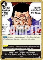 There's No Longer Any Need for the Seven Warlords of the Sea!!! - OP10-096 - UC