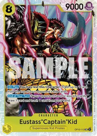 EustassCaptainKid - OP10-112 - SR - Foil