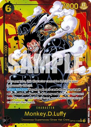 Monkey.D.Luffy (Parallel) - OP10-118 - SEC - Foil