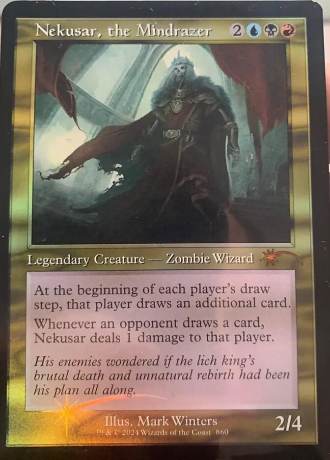 Nekusar, the Mindrazer - Foil - Retro Frame
