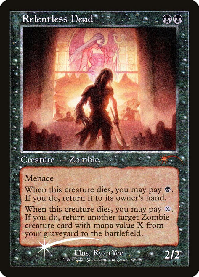 Relentless Dead - Foil - Retro Frame
