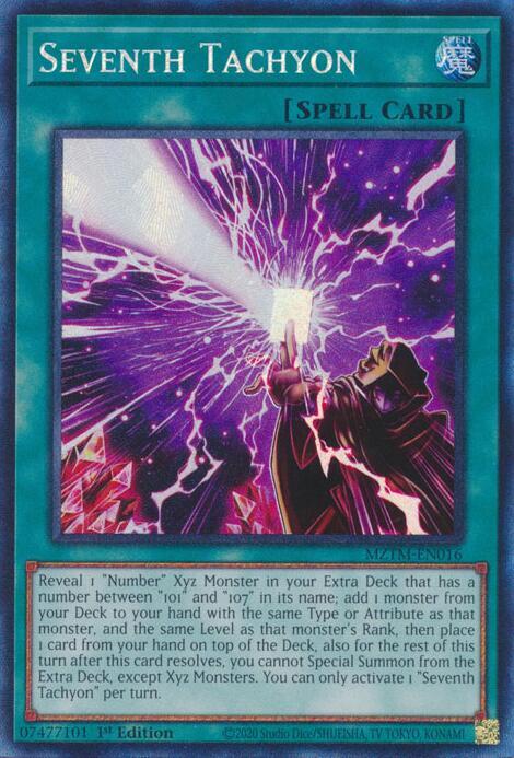 Seventh Tachyon - MZTM-EN016 - Collectors Rare - 1st Edition
