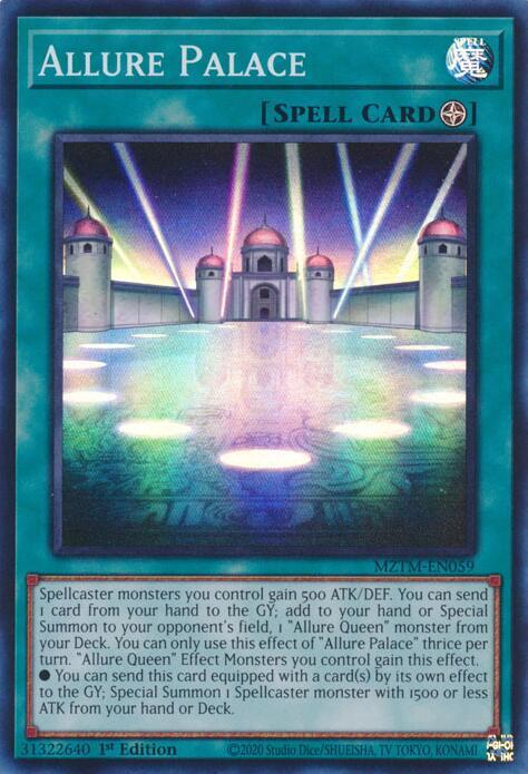 Allure Palace - MZTM-EN059 - Super Rare - 1st Edition
