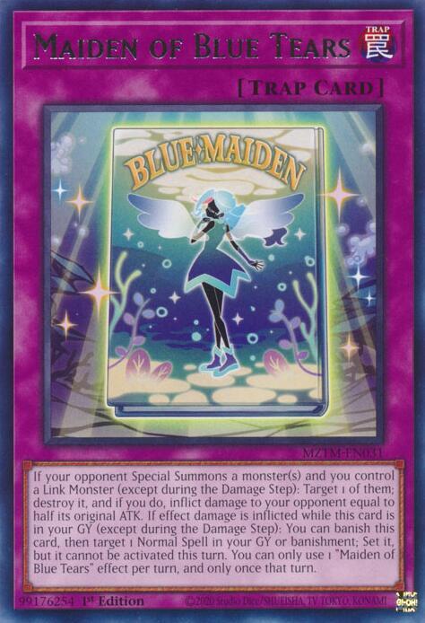 Maiden of Blue Tears - MZTM-EN031 - Rare - 1st Edition