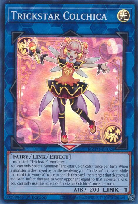Trickstar Colchica - MZTM-EN028 - Super Rare - 1st Edition