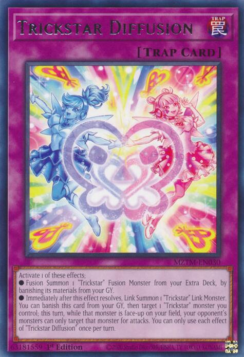 Trickstar Diffusion - MZTM-EN030 - Rare - 1st Edition