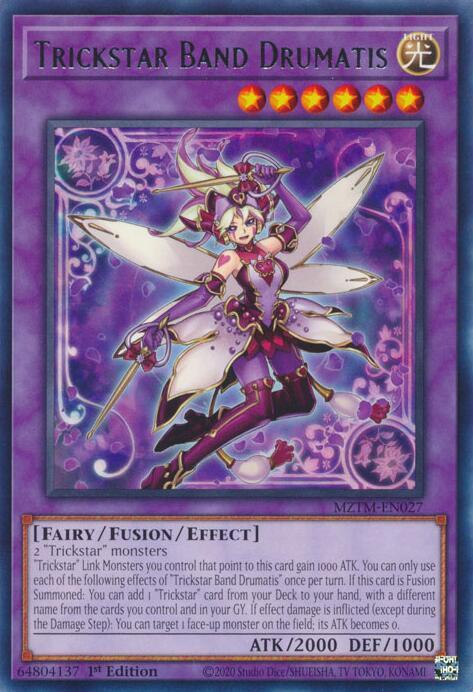 Trickstar Band Drumatis - MZTM-EN027 - Rare - 1st Edition