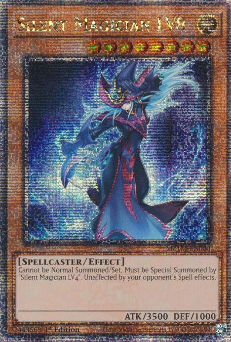 Silent Magician LV8 - MZTM-EN000 - Quarter Century Secret Rare - 1st Edition