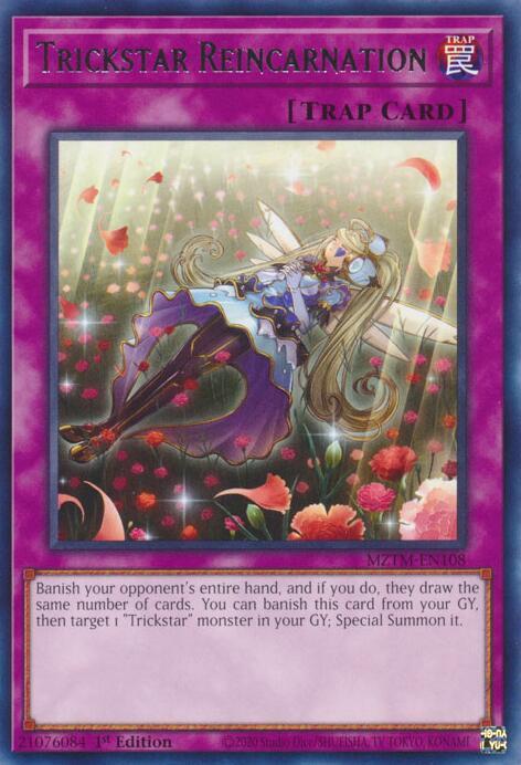 Trickstar Reincarnation - MZTM-EN108 - Rare - 1st Edition