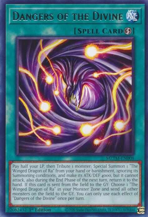 Dangers of the Divine - MZTM-EN008 - Rare - 1st Edition