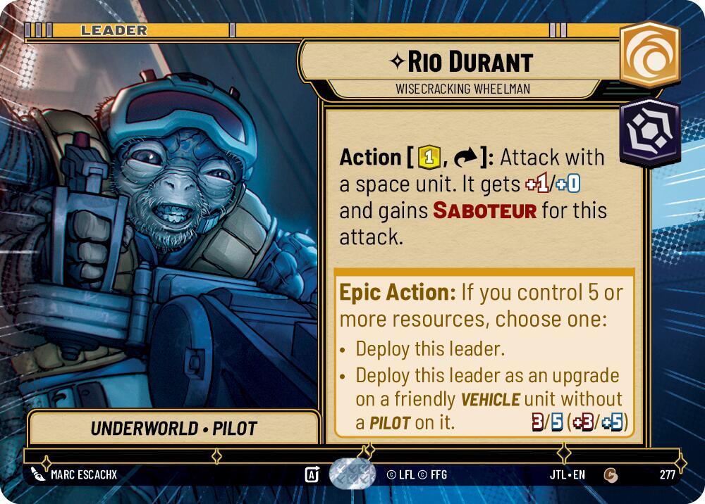 Rio Durant - Wisecrack Wheelman - Hyperspace