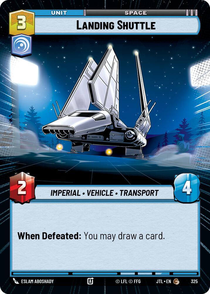 Landing Shuttle - Hyperspace