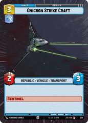 Omicron Strike Craft - Hyperspace
