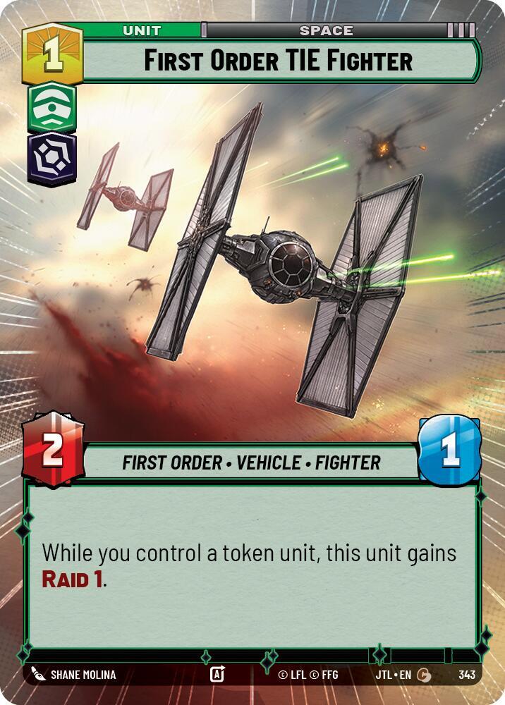 First Order TIE Fighter - Hyperspace