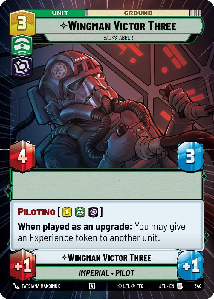 Wingman Victor Three - Backstabber - Hyperspace