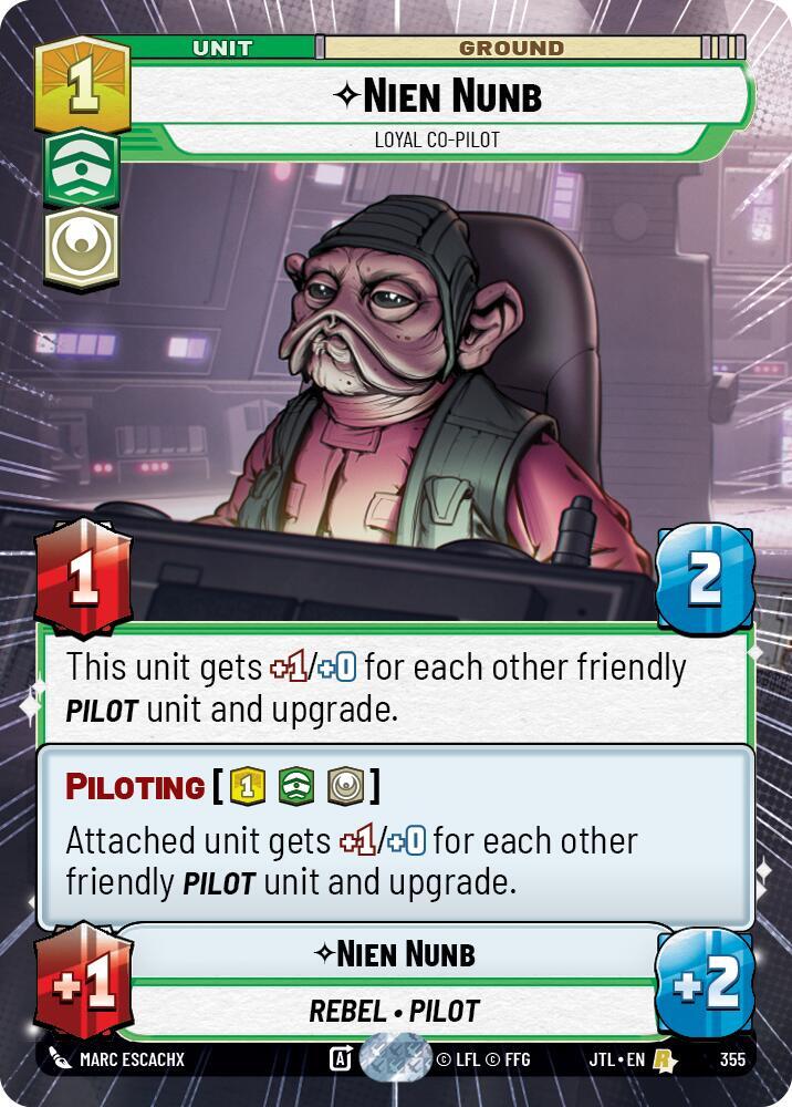 Nien Nunb - Loyal Co-Pilot - Hyperspace