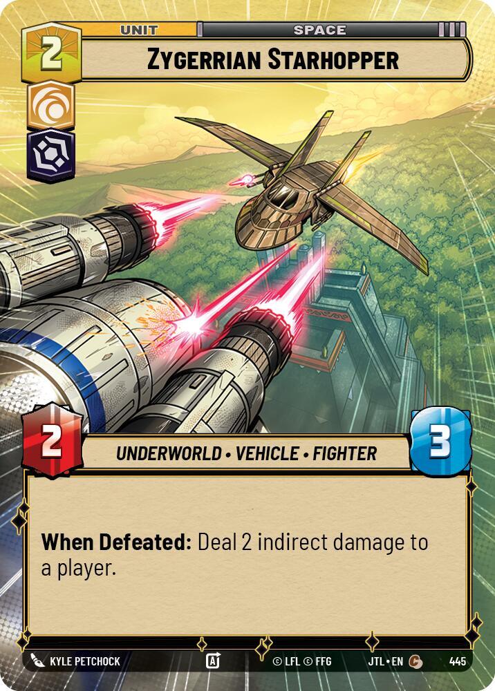 Zygerrian Starhopper - Hyperspace