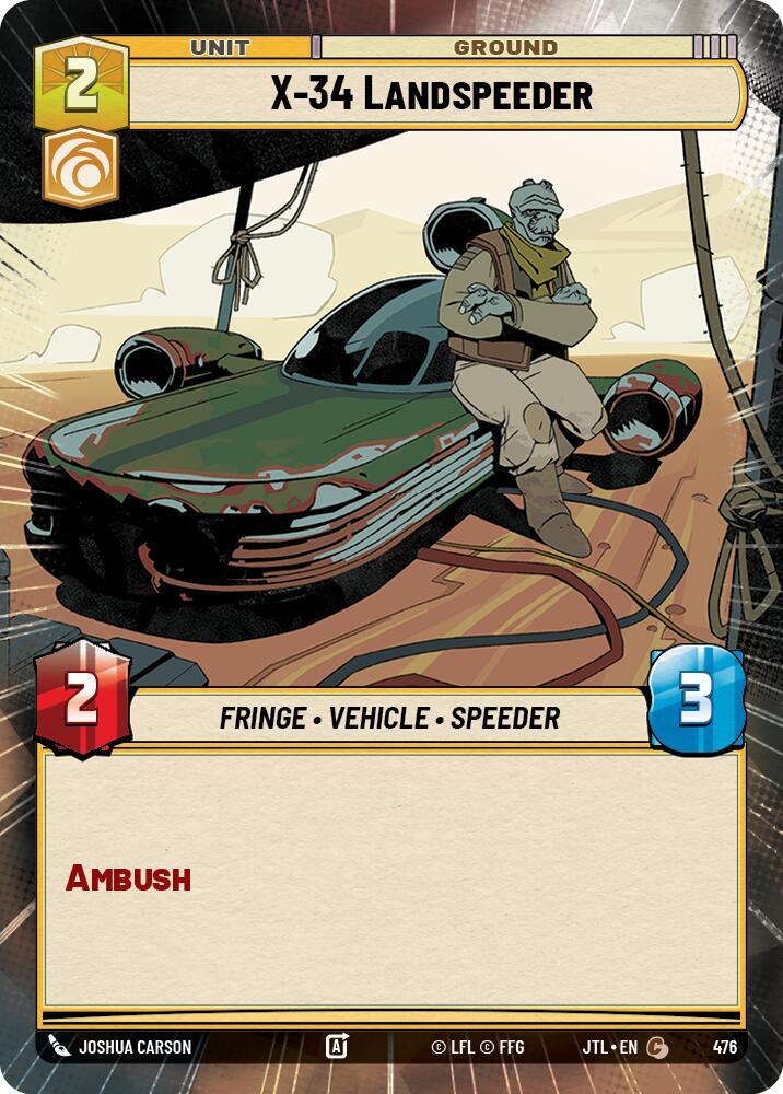 X-34 Landspeeder - Hyperspace