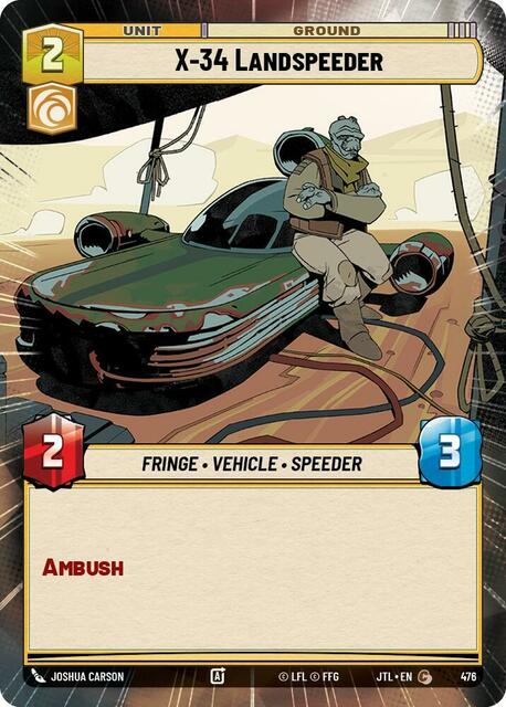 X-34 Landspeeder - Hyperspace