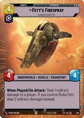 Fett's Firespray - Feared Silhouette - Hyperspace