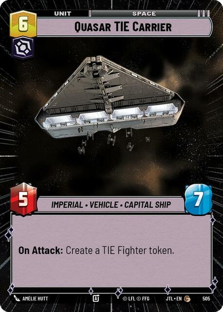 Quasar TIE Carrier - Hyperspace