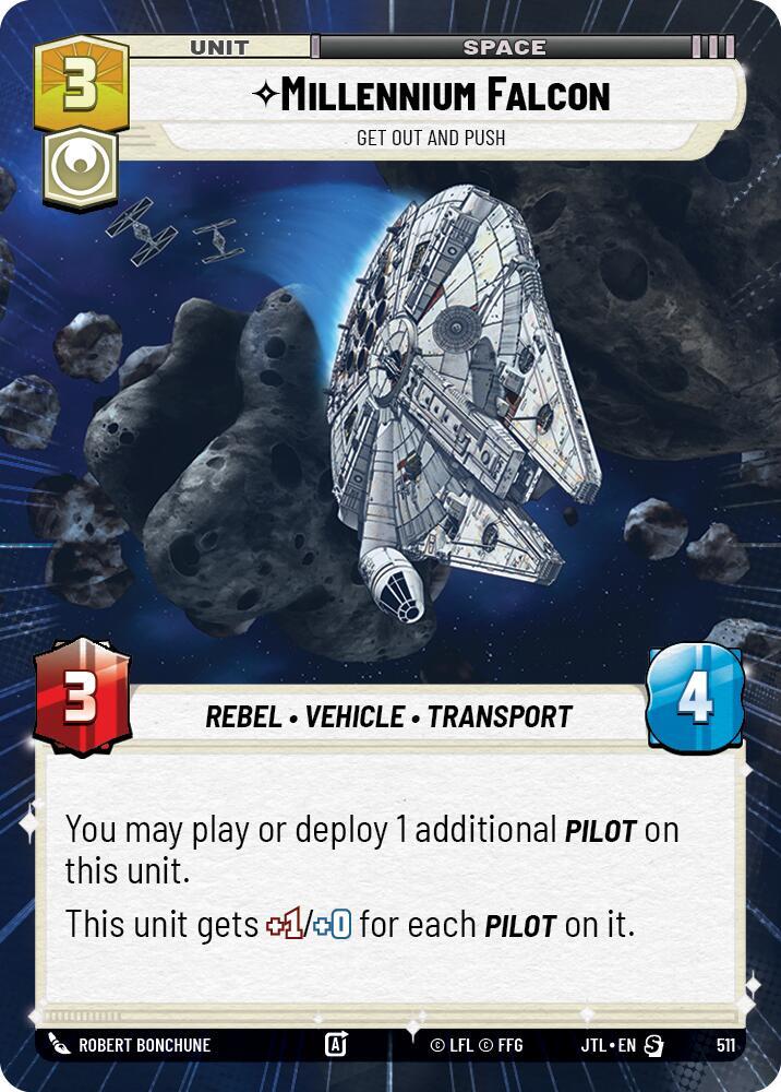 Millennium Falcon - Get Out And Push - Hyperspace