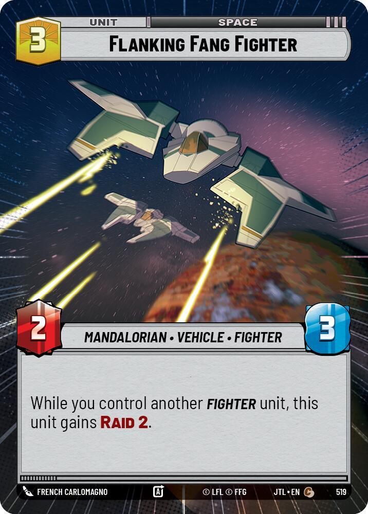 Flanking Fang Fighter - Hyperspace
