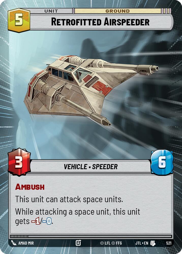 Retrofitted Airspeeder - Hyperspace