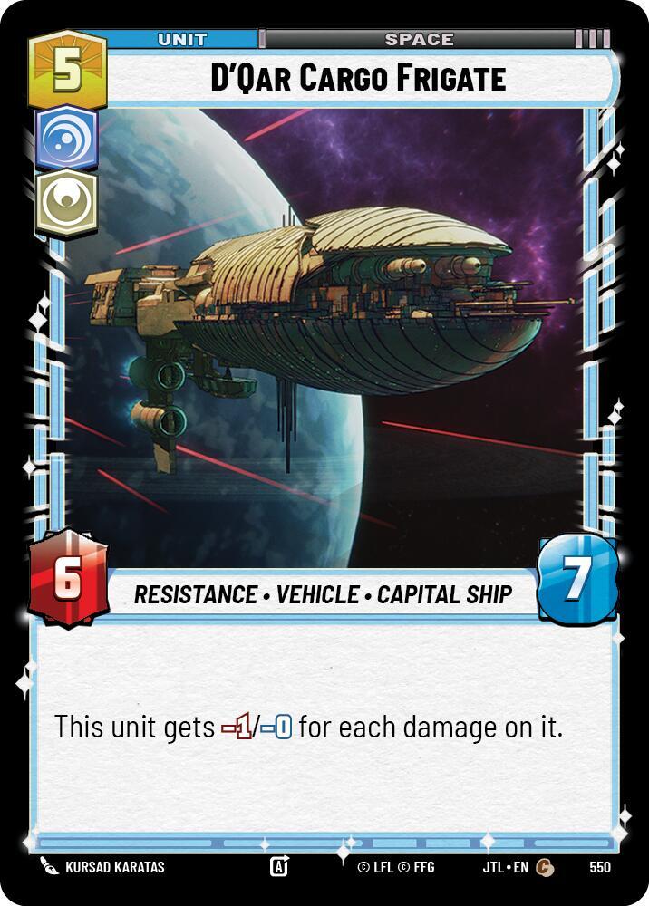 DQar Cargo Frigate - Foil