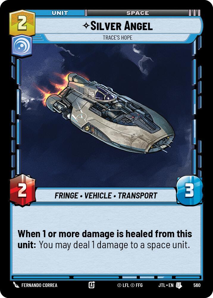 Silver Angel - Traces Hope - Foil