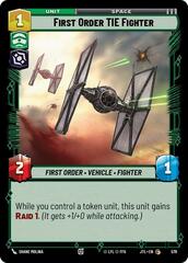 First Order TIE Fighter - Foil