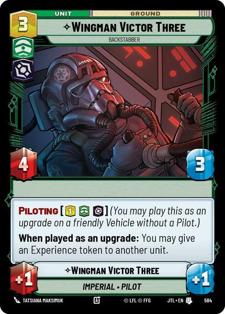 Wingman Victor Three - Backstabber - Foil
