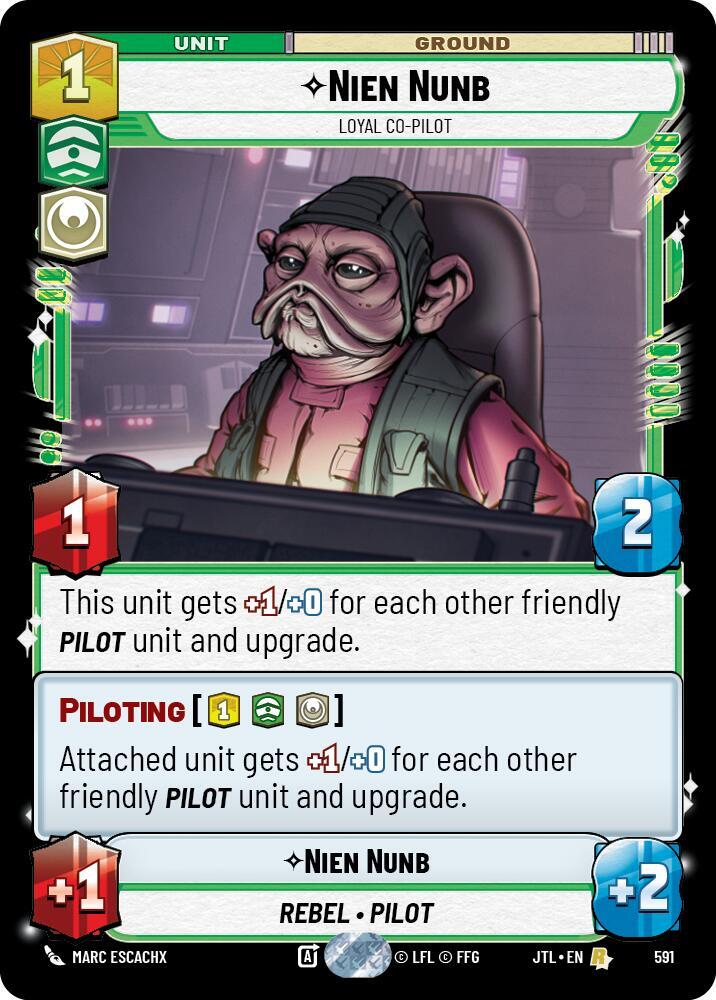 Nien Nunb - Loyal Co-Pilot - Foil
