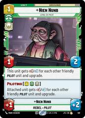 Nien Nunb - Loyal Co-Pilot - Foil