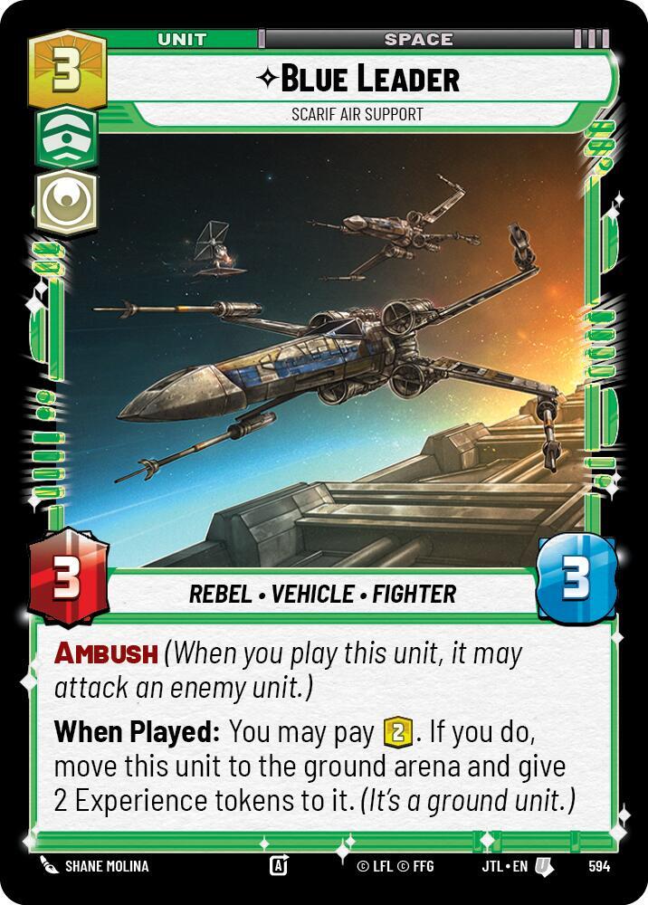 Blue Leader - Scarif Air Support - Foil