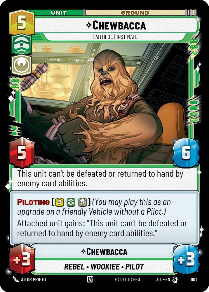 Chewbacca - Faithful First Mate - Foil