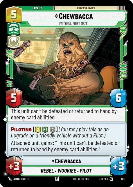 Chewbacca - Faithful First Mate - Foil