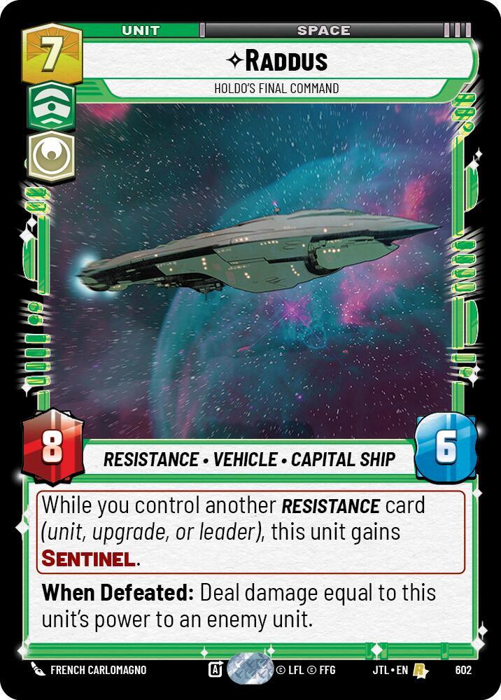 Raddus - Holdos Final Command - Foil