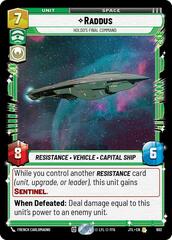 Raddus - Holdo's Final Command - Foil