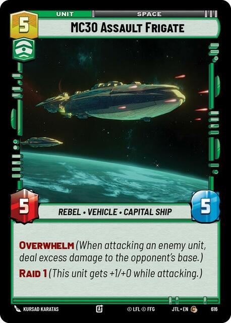 MC30 Assault Frigate - Foil