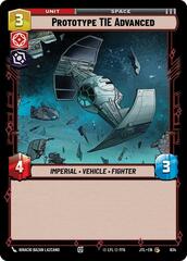 Prototype TIE Advanced - Foil