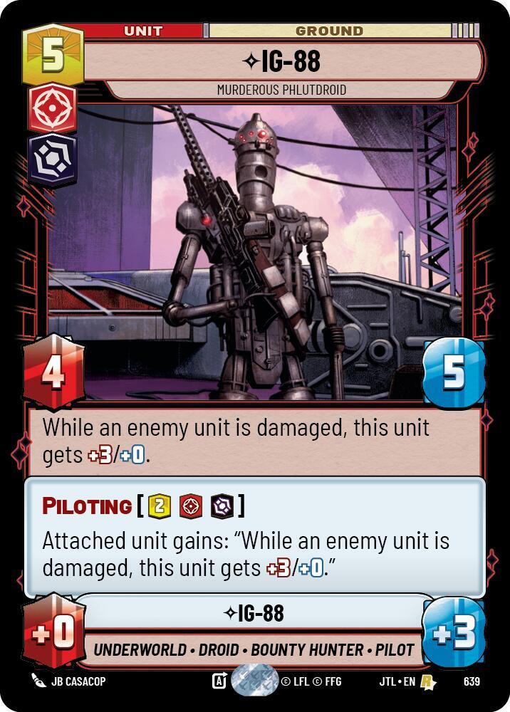 IG-88 - Murderous Phlutdroid - Foil