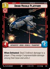 Droid Missile Platform - Foil
