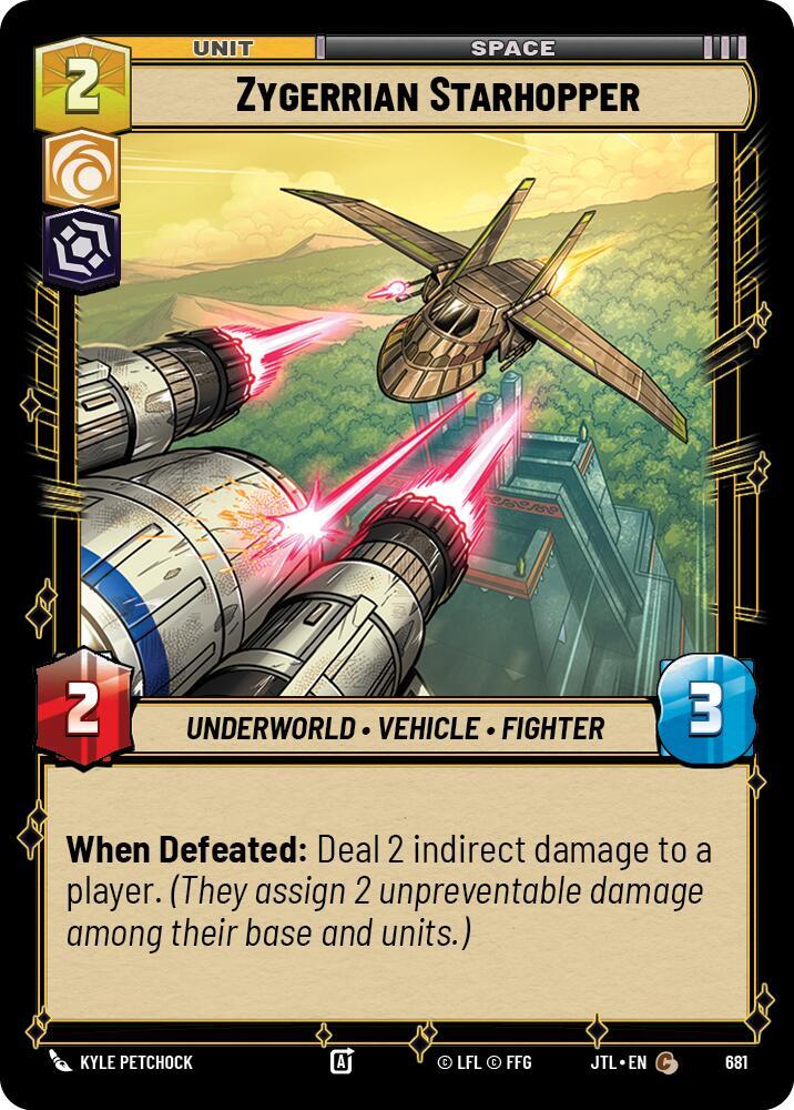 Zygerrian Starhopper - Foil