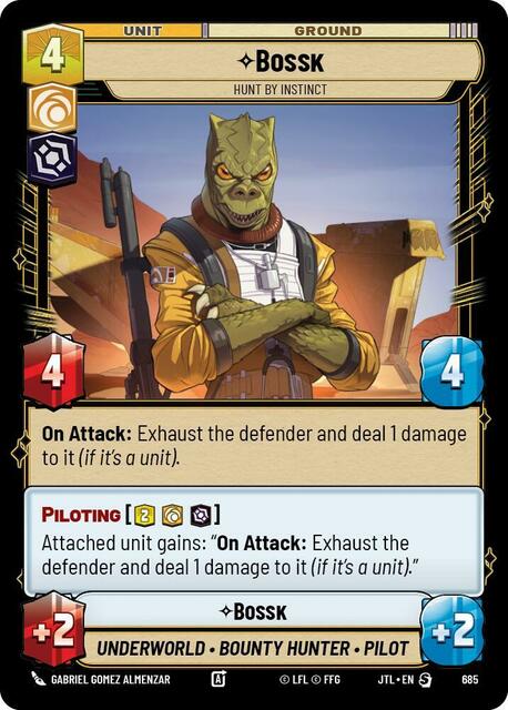 Bossk - Hunt By Instinct - Foil