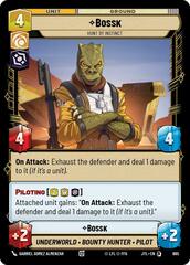 Bossk - Hunt By Instinct - Foil
